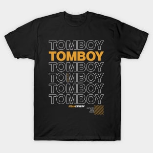 Team Rainbow Tomboy Dark yellow T-Shirt